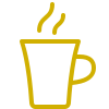 Icon of a cup of hot coffee
